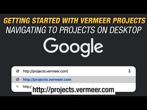 Navigating to Vermeer Projects on your desktop device