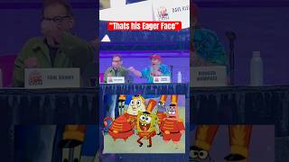 Tom Kenny and Rodger Bumpass Reenact SpongeBob’s Eager Face #Shorts