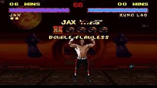 Mortal Kombat 2 Super Nintendo - Fatalities On Shao Kahn