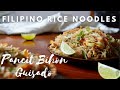 Filipino rice noodles  pancit bihon guisado  vegan