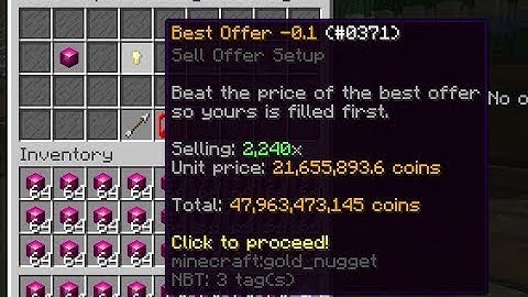 HYPIXEL SKYBLOCK DUPE GLITCH (STILL WORKING)