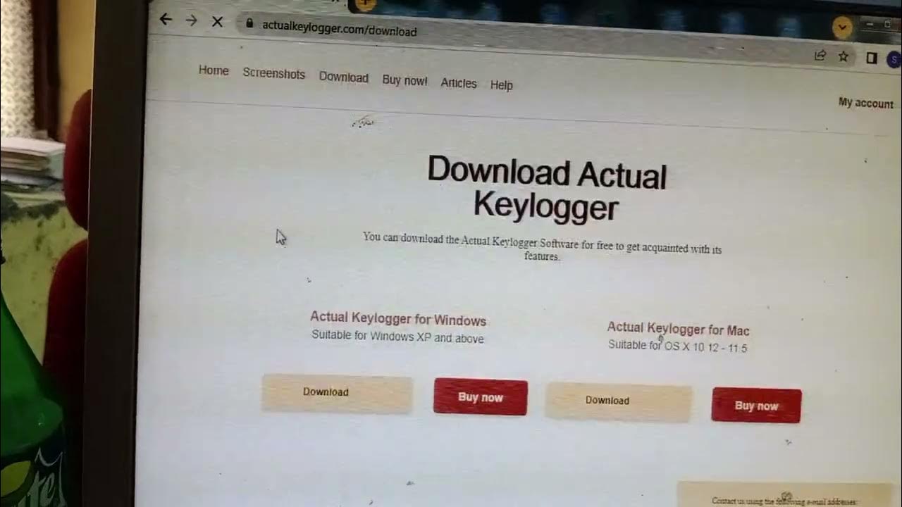 actual keylogger for pc monitoring software YouTube