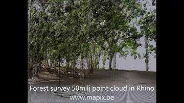 Pointcloud in Rhino by www.mapix.be