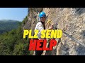 THIS WAS TERRIFYING | Rock Climbing In Armenia (for the first time EVER)