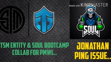 TSM ENTITY & S8UL BOOTCAMP COLLAB FOR PMWL || TSM PING ISSUE. ||  THUG HELPED .