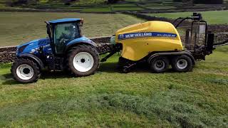 New Holland T6.145 + New Holland Roll Baler 135 - Quinta do Carlos e José, Lda - 2024 (Versão longa)