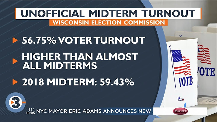 Unofficial turnout in 2022 midterm election at nearly 57%, Wisconsin Elections Commission says
