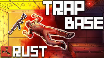 TRAPPING TOXIC PLAYERS and Making Them KILL THEMSELVES - Rust TRAP BASE