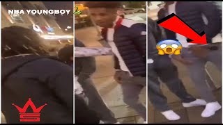 NBA YoungBoy gets ran up on and pulled his gun out!..YB in new beef?