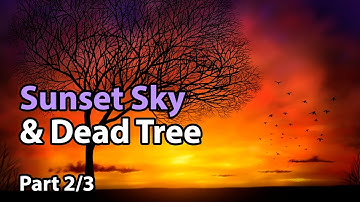 How to Paint a Sunset (Part 2/3) - Corel Painter X3