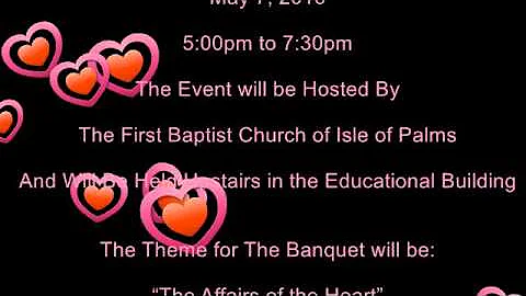Pastor Ron Patton-2nd Annual  Ladies Banquet- Host...
