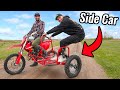 Testing Dirt Bike with Side Car!