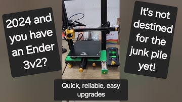 2024: Making an Ender 3 V2 better and more reliable even in 2024. #3dprinting #creality #bambulab