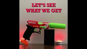 NERF MOD!  Modified RIVAL Knock Out  - The XFKO ( Brass Breach ) FPS TEST!  #shorts #nerf #nerfmod