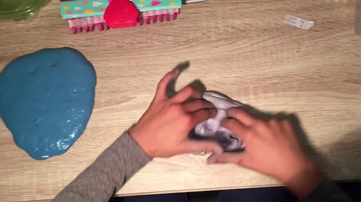 Playing with slime