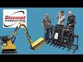 EXTRA WIDE OPENING GRAPPLE! Small LONG ARM Flail Mower &amp; How To Identify Hydraulic Connectors!