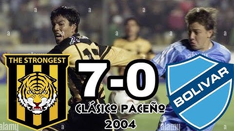 THE STRONGEST 7-0 BOLIVAR (MAYOR GOLEADA EN CLÁSICOS) Leer descripción.