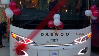 Al Saif New Daewoo Falcon 2023, 2 by 1 Quetta to Islamabad quetta alsaif daewoo buses