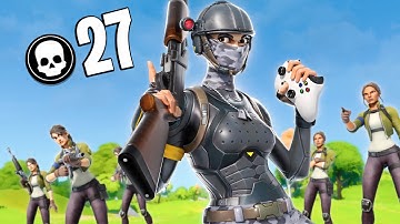 INSANE 27 Kill Solo Vs Squads On Controller!🎮
