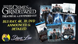 FANTASTIC BEASTS: THE CRIMES OF GRINDELWALD - Blu-ray, 4K, 3D, DVD Announced & Detailed