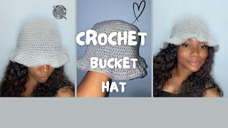 HOW TO CROCHET A BUCKET HAT FOR BEGINNERS