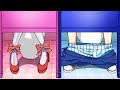 公衆トイレのドアの下が空いている理由【アニメ】【漫画動画】