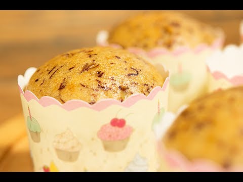 (NO OVEN)เค้กกล้วยหอม ไม่มีเตาอบก็ทำได้ /Banana muffins Recipe