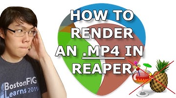 How to Render an MP4 in REAPER