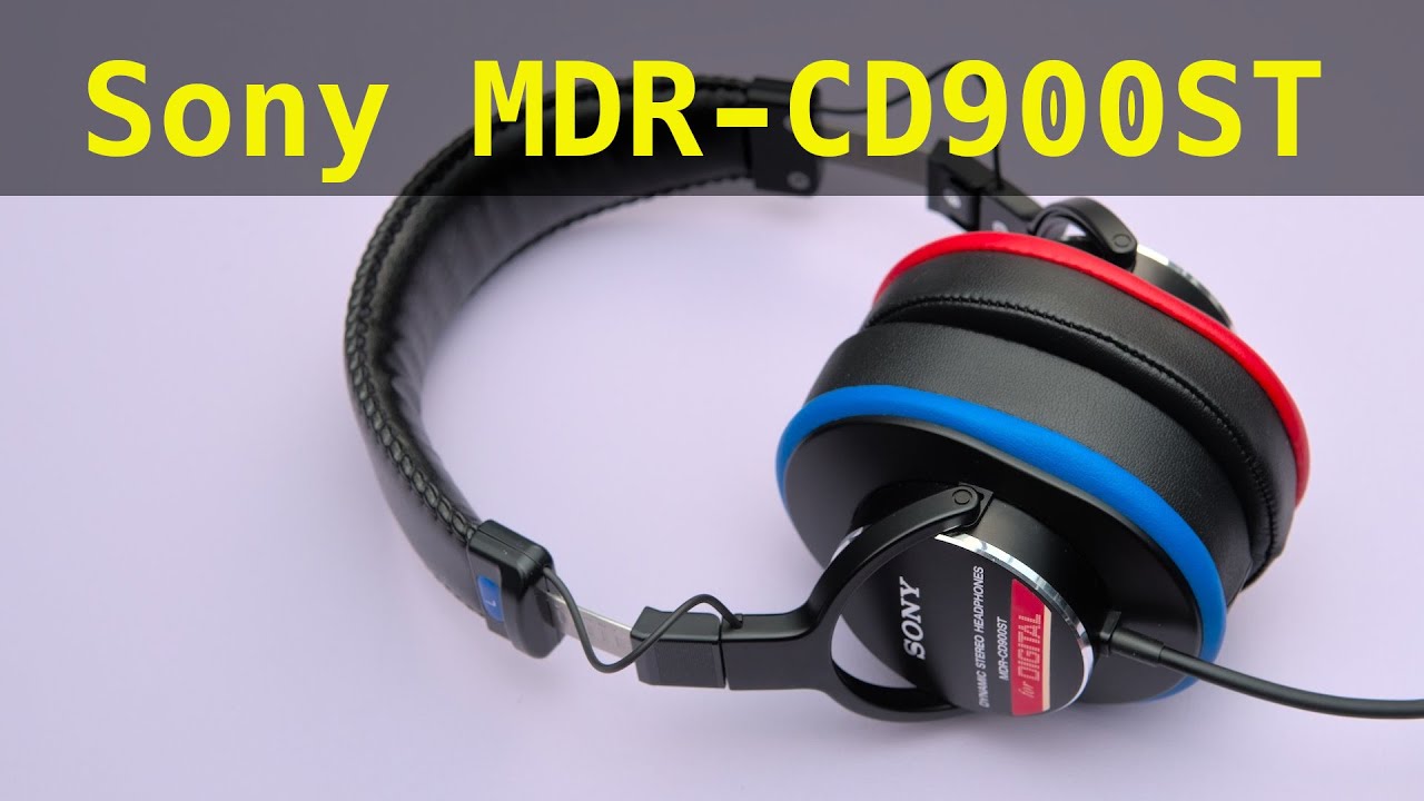 Sony MDR-CD900ST - Studio and Pleasure Approved - YouTube