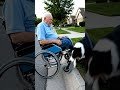 A loyal dog helped his owner