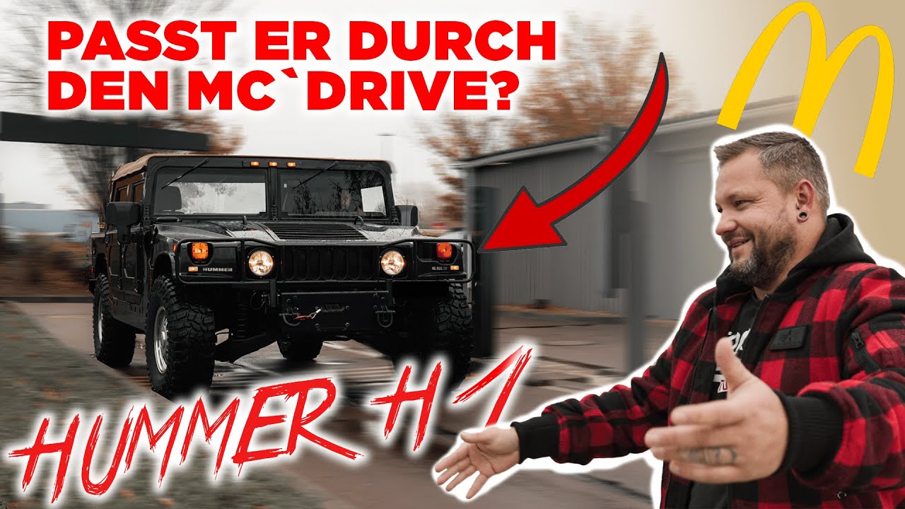 Hummer H1 - Passt er durch den MC`DRIVE? ✖ Top Secret Tuning