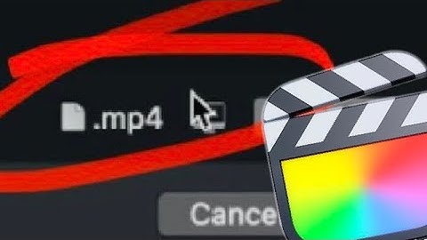 HOW TO CONVERT MOV FILE TO MP4 | FINAL CUT PRO