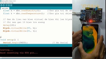 Tự học Arduino cùng TiTiEch: thu thập giá trị cảm biến DHT11 trên Blynk