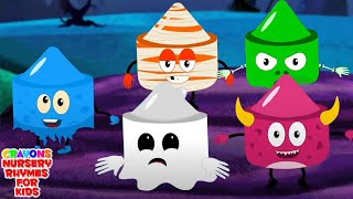 five little monsters and halloween nursery rhymes for kids