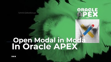 Simple Trick for Nested Modal in Oracle APEX 2025