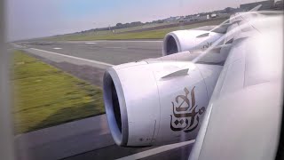 IMPRESSIVE 615-Seat Airbus A380 TAKE OFF from Copenhagen Airport - EMIRATES to Dubai