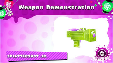 Splattershot Jr. ~ Weapon Demonstration (Splatoon)