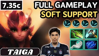 7.35c - Taiga DARK WILLOW Soft Support Gameplay 22 ASSISTS - Dota 2 Full Match Gameplay