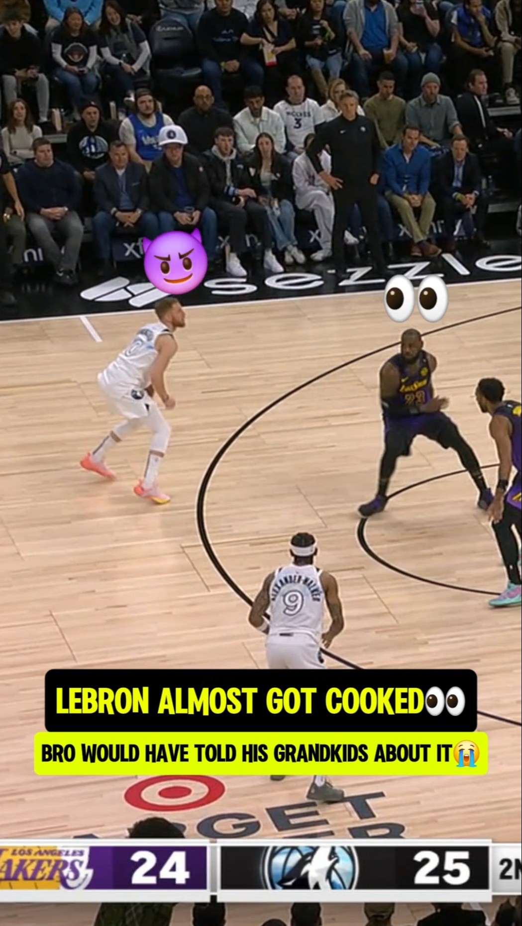 Bro almost got his LeBron Highlight?