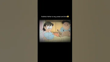 Nobita's father 🥺 #shorts #cartoon #clips  #doraemon #herewithme