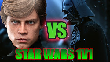 Star Wars-Battlefront - Hero vs villain  1v1 (LUKE SKYWALKER VS DARTH VADER!!)