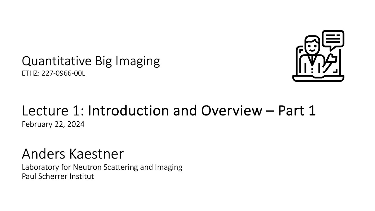 QBI2024 - Lecture 1 - Introduction and overview - part 1 - YouTube