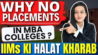 Why Less Placements in 2024 ?  Reality of All MBA Colleges ✅ Students ka kya hoga 🤔 #mba #iim