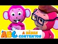 A Bebés Contentos | Johny Johny en 3D y más Canciones Infantiles | All Babies Channel