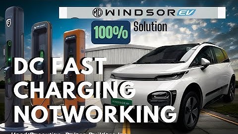 MG Windsor EV DC fast charging not working here is the Solution  🔥⛽️