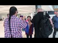 Cyndi Lauper Leaving Sydney Australia