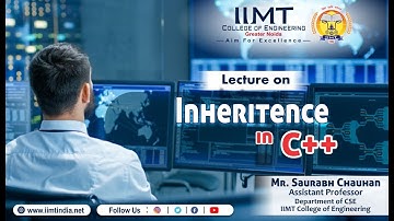 Inheritence in C++ | B.tech (CSE) | Best Engineering College | IIMT Group of Colleges Greater Noida