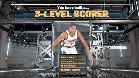NBA2k20 BEST Kevin Durant BUILD - 3 Level Scorer Mixtape - SF Sharpshooting Shot Creator