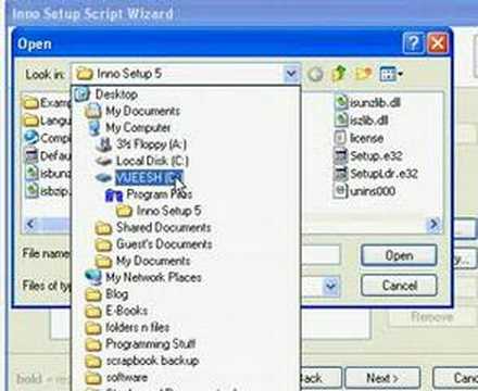 Hide files using the Inno Setup installer Part 1