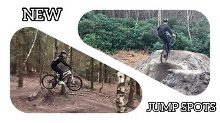 FINDING AND RIDING SECRET JUMP SPOTS IN SWINLEY!! (GoPro Footage)